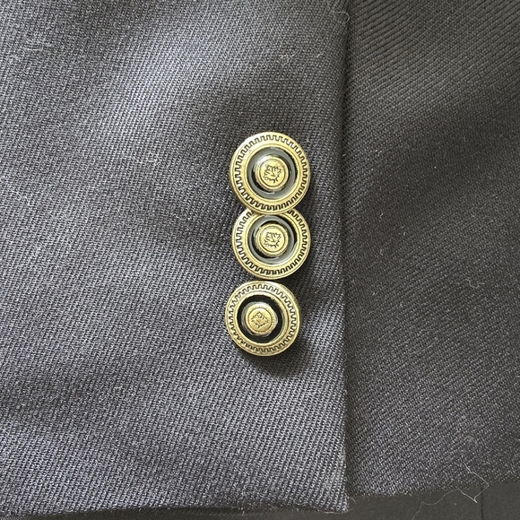 Oscar De La Renta 100% Wool Men's Navy Blazer Made In Canada - Picture 6 of 8